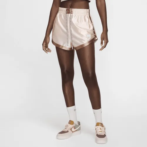Nike Naomi Osaka жіноча З високою талією BreaКаваy шорти колір коричневий