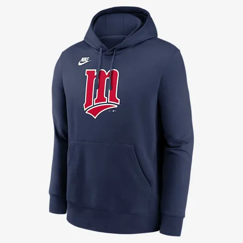 Minnesota Twins Cooperstown Logo Club чоловічі Nike MLB Pullover Толстовка з капюшоном блакитний