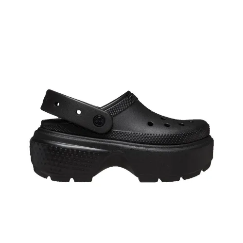 Шлёпанцы Crocs Stomp Clog 209347-001 - Черные