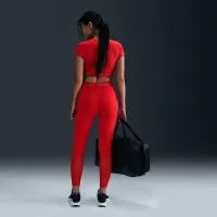 Nike Pro женская Mid-Rise 7/8 Graphic лосины цвет красный