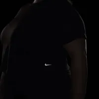 Nike One Classic Breathe женская Dri-FIT Short-Sleeve Top (большие размеры) цвет черный