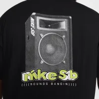Nike SB Max90 Skate футболка колір чорний