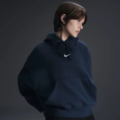 Nike Sportswear Phoenix Fleece жіноча Over-оверсайз Pullover Толстовка з капюшоном блакитний