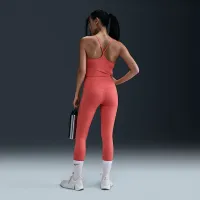 Nike Indy жіноча Light-Support Padded Sports Bra Tank Orange