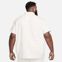 Nike Life чоловічі Woven Military Short-Sleeve Button-Down Shirt колір сірий