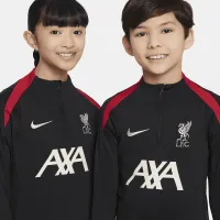 Liverpool FC Strike Big дитячі Nike Dri-FIT Soccer Drill Top колір чорний