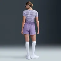 Nike Sportswear Chill Knit жіноча Slim Striped футболка колір фіолетовий