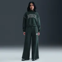 Nike Sportswear Phoenix Fleece женская Mock-Neck свитшот цвет зеленый
