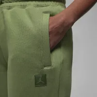 Nike Jordan Flight Fleece женская Pants цвет зеленый