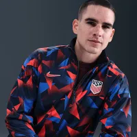 USMNT Academy Pro чоловічі Nike Dri-FIT Soccer Anthem Куртка блакитний