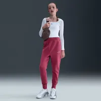Nike Sportswear Club Fleece Big детские (Girls') оверсайз Joggers цвет фиолетовый