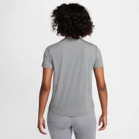 Nike One Classic жіноча Dri-FIT Short-Sleeve Top колір сірий