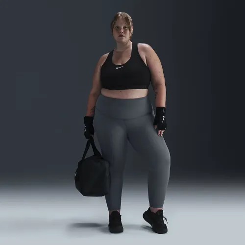 Nike Therma-FIT One жіноча З високою талією 7/8 лосіни (великі розміри) колір сірий