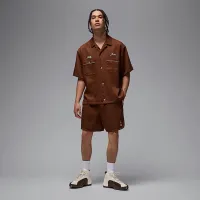 Nike Jordan x SoleFly мужские Barista Shirt цвет коричневый