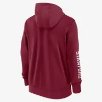 Stanford Cardinal Sideline Team Issue чоловічі Nike College Full-Zip Толстовка з капюшоном колір червоний