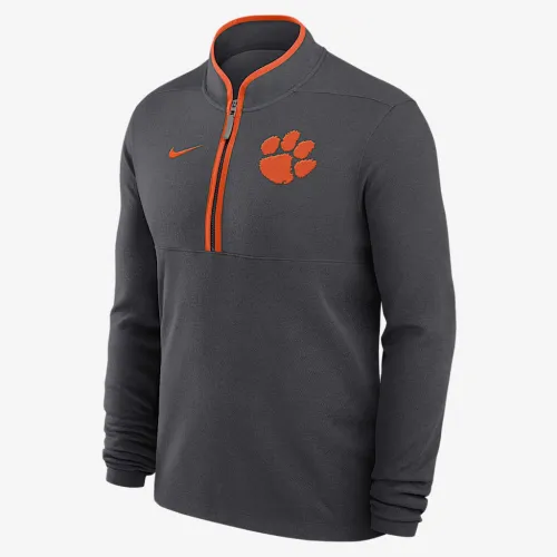 Clemson Tigers Victory чоловічі Nike Dri-FIT College 1/2-Zip Long-Sleeve Top колір сірий