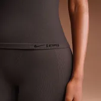 NikeSKIMS Vintage Seamless женская Racerback Tank Top цвет коричневый