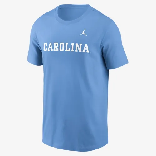 North Carolina Tar Heels Primetime Wordmark мужские Nike College футболка синий