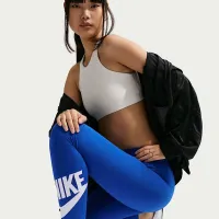 Nike Sportswear Classics жіноча З високою талією Graphic лосіни блакитний