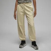 Nike Jordan Flight Fleece жіноча Pants колір коричневий