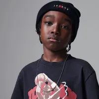 Nike Jordan Little дитячі 40th Anniversary футболка колір чорний