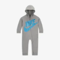 Nike Metallic French Terry Gifting Coverall Baby Coverall цвет серый