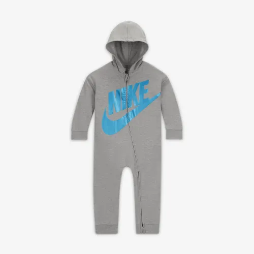 Nike Metallic French Terry Gifting Coverall Baby Coverall цвет серый
