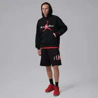 Nike Jordan Brooklyn Fleece мужские Pullover Толстовка с капюшоном цвет черный