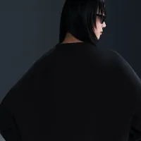 Nike 24.7 ImpossiblySoft жіноча Dri-FIT оверсайз Crew-Neck Top колір чорний