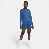 Nike Sportswear Club Fleece женская Crew-Neck свитшот синий