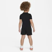 Nike Club Toddler Knit шорти комплект колір чорний