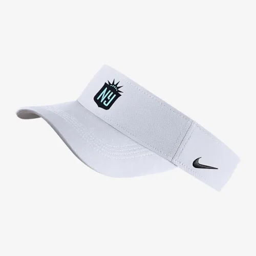 NJ/NY Gotham FC Nike Dri-FIT NWSL Visor цвет белый