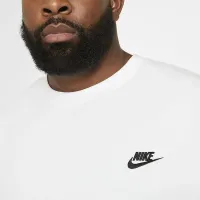 Nike Sportswear Club Fleece мужские Crew цвет белый