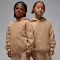 Nike Jordan Brooklyn Fleece Little дитячі 2-Piece Pullover Толстовка з капюшоном комплект колір коричневий