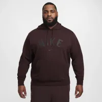 Nike Swoosh мужские Dri-FIT French Terry Pullover Fitness Толстовка с капюшоном цвет красный