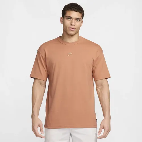 Nike Sportswear Premium Essentials чоловічі футболка колір коричневий