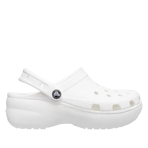 Шлёпанцы Crocs Classic Platform Clog 206750-100 - Белые