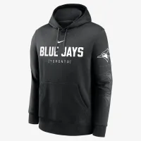 Toronto синий Jays Fashion Club мужские Nike MLB Pullover Толстовка с капюшоном цвет черный