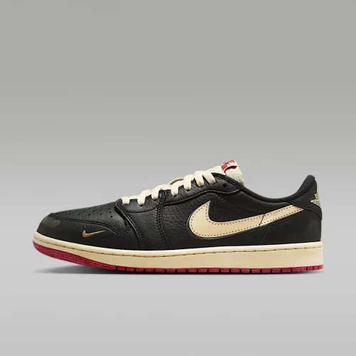 Nike Air Jordan 1 Retro Low чоловічі Кросівки колір чорний