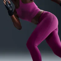 Nike One Wrap жіноча З високою талією 7/8 лосіни колір фіолетовий