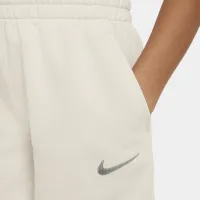 Nike Sportswear Big дитячі (Girls') Dri-FIT Fleece шорти колір сірий