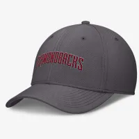 Arizona Diamondbacks Swoosh мужские Nike Dri-FIT MLB Hat цвет серый