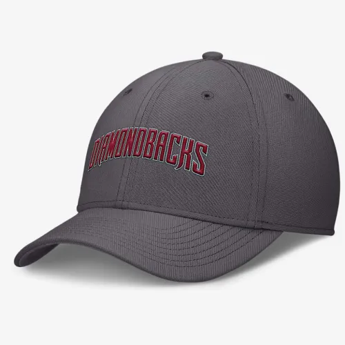Arizona Diamondbacks Swoosh мужские Nike Dri-FIT MLB Hat цвет серый