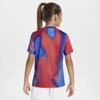 USMNT Academy Pro Big дитячі Nike Dri-FIT Soccer Pre-Match Short-Sleeve Top колір білий