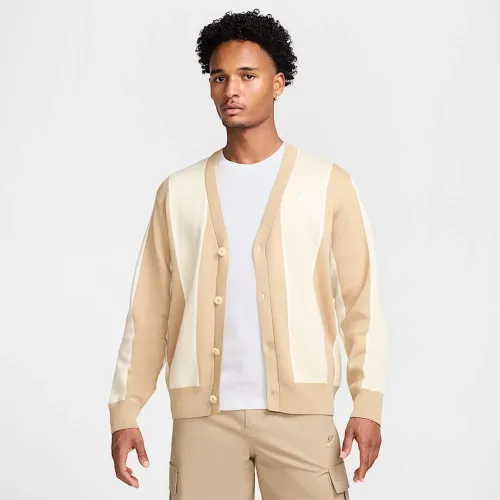 Nike Club мужские Fairway Stripe Sweater цвет коричневый