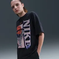 Nike женская баскетбольные футболка цвет черный