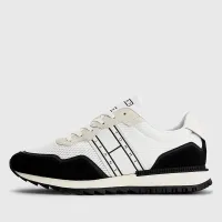 Кроссовки Tommy Jeans Runner EM0EM01167-BDS -  Бело-Черные