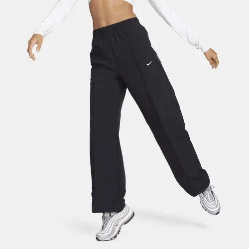 Nike Sportswear Everything Wovens женская Mid-Rise Open-Hem Pants цвет черный
