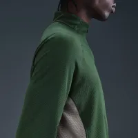 Nike Trail мужские Dri-FIT 1/2-Zip Mid Layer Top цвет зеленый
