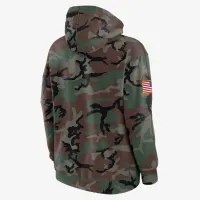 LSU Tigers Military Appreciation Club Men’s Nike College Pullover Толстовка з капюшоном колір зелений